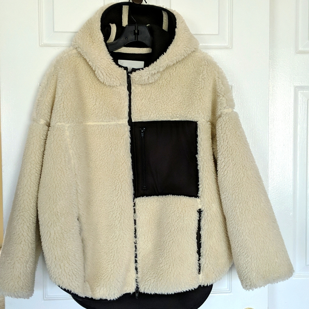 3.1 Phillip Lim Bonded Faux Shearling Sporty Jacket